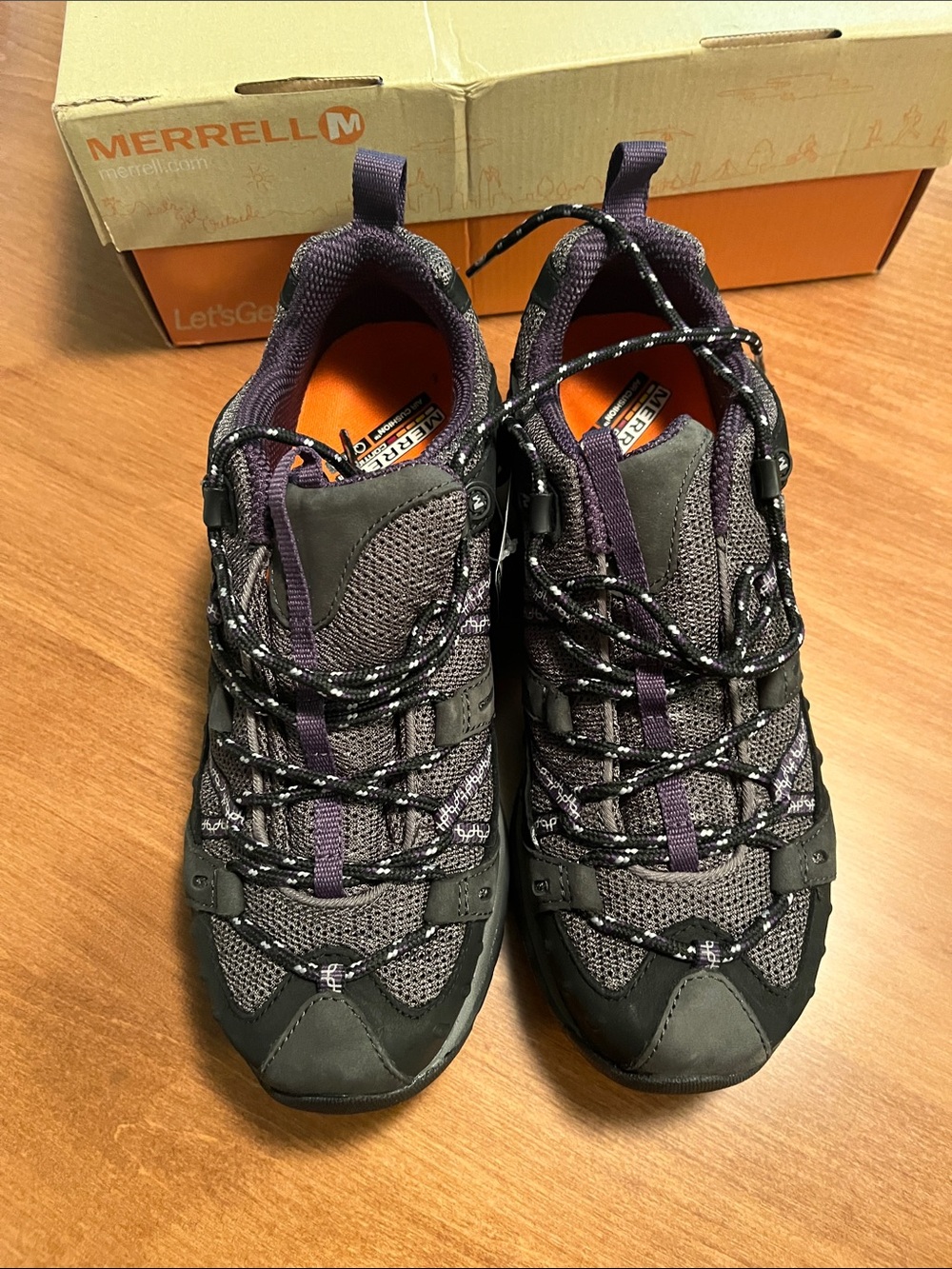 Merrell Women's Purple and Black Trail Sneakers